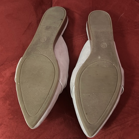 Like new mule slides size 10 faux suede - Picture 3 of 8